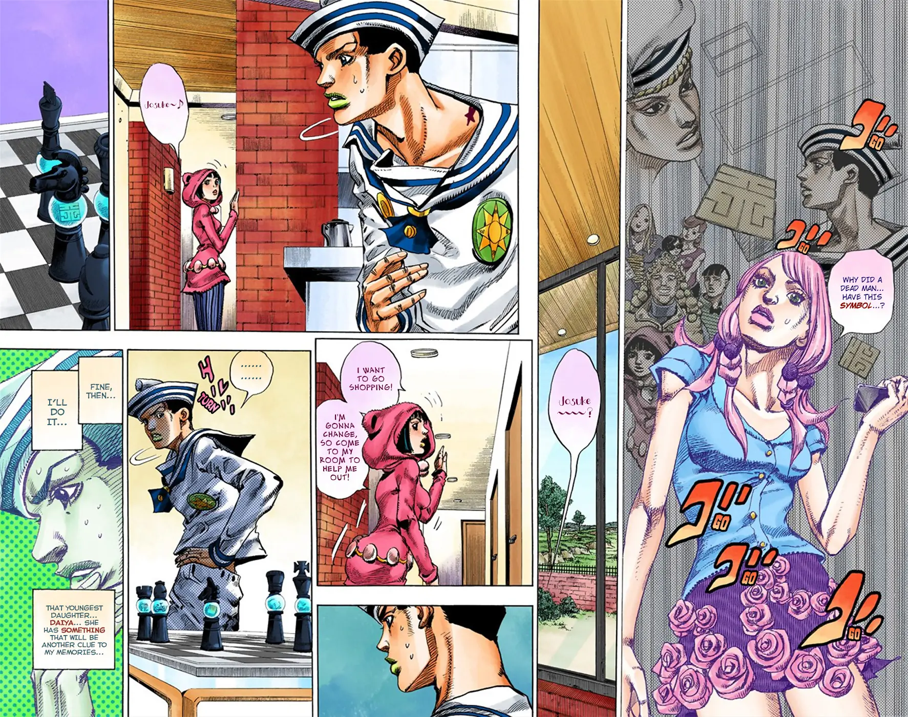 JoJo's Bizarre Adventure, Part 8: JoJolion Colored Manga β Chapter 8 β Page 37