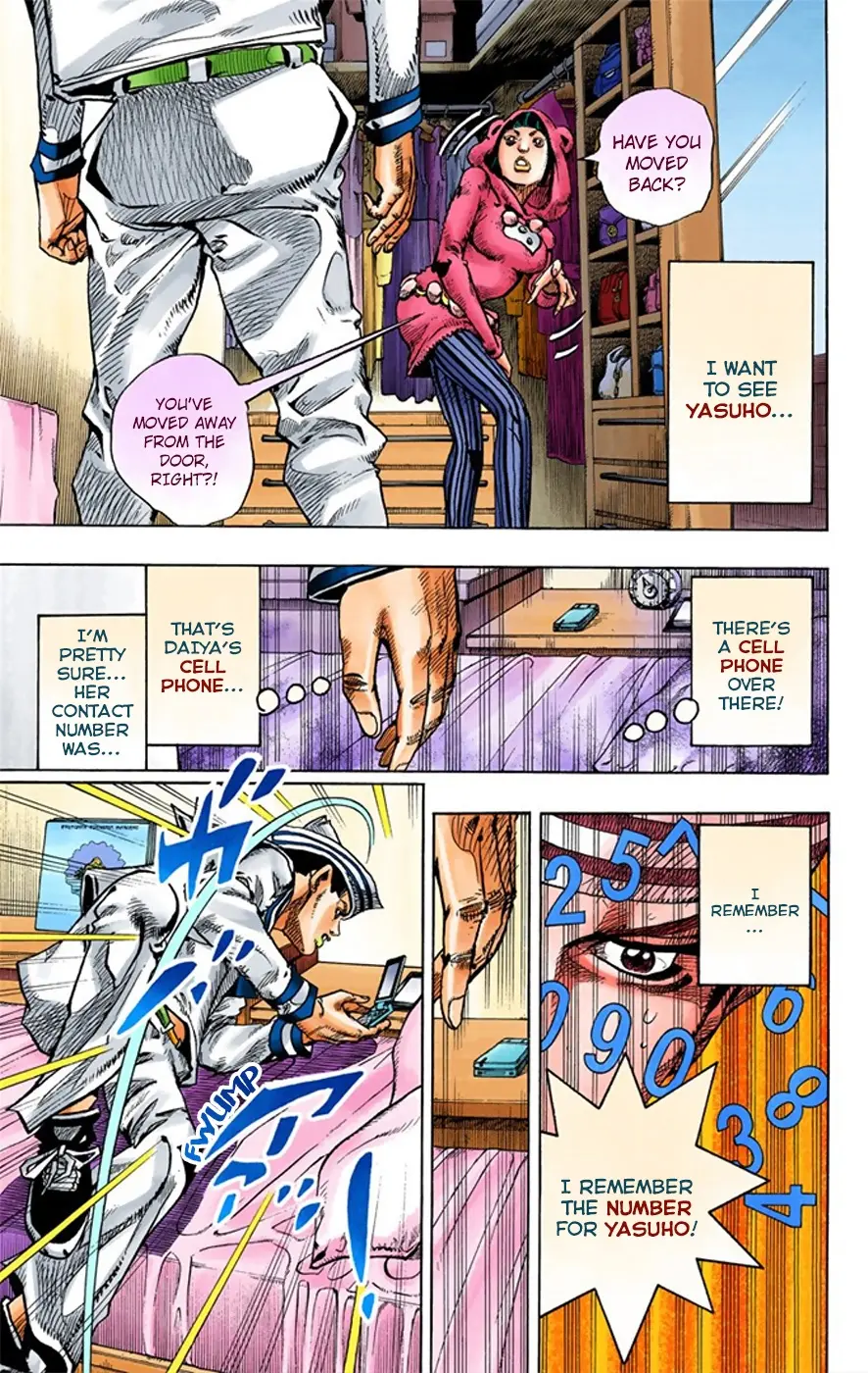 JoJo's Bizarre Adventure, Part 8: JoJolion Colored Manga β Chapter 9 β Page 7