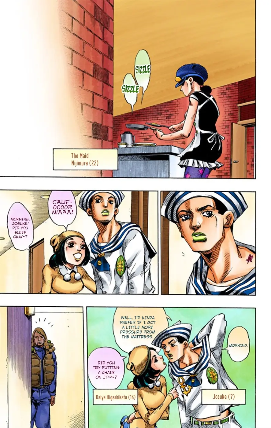 JoJo's Bizarre Adventure, Part 8: JoJolion Colored Manga β Chapter 11 β Page 6