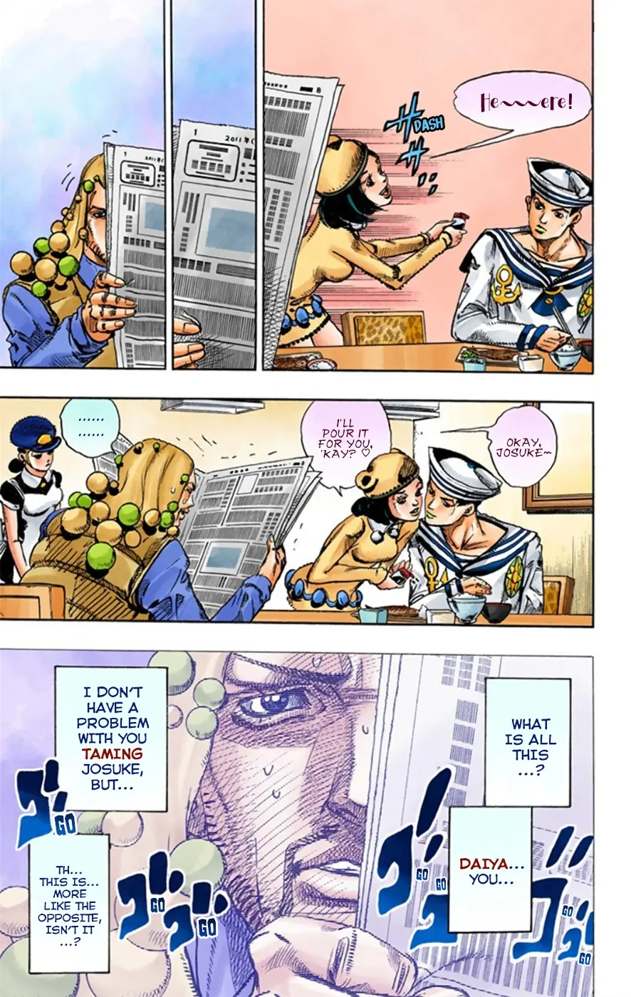 JoJo's Bizarre Adventure, Part 8: JoJolion Colored Manga β Chapter 11 β Page 16