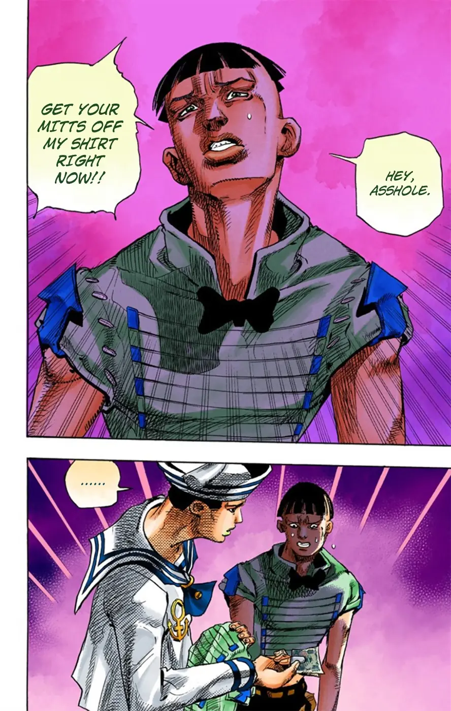 JoJo's Bizarre Adventure, Part 8: JoJolion Colored Manga — Chapter 12 — Page 7