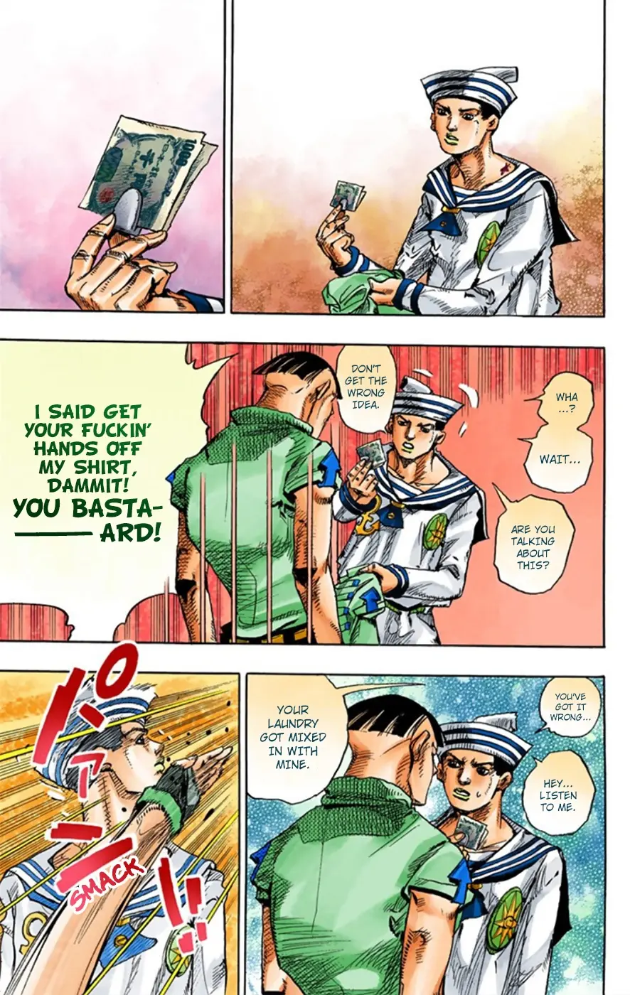 JoJo's Bizarre Adventure, Part 8: JoJolion Colored Manga — Chapter 12 — Page 8