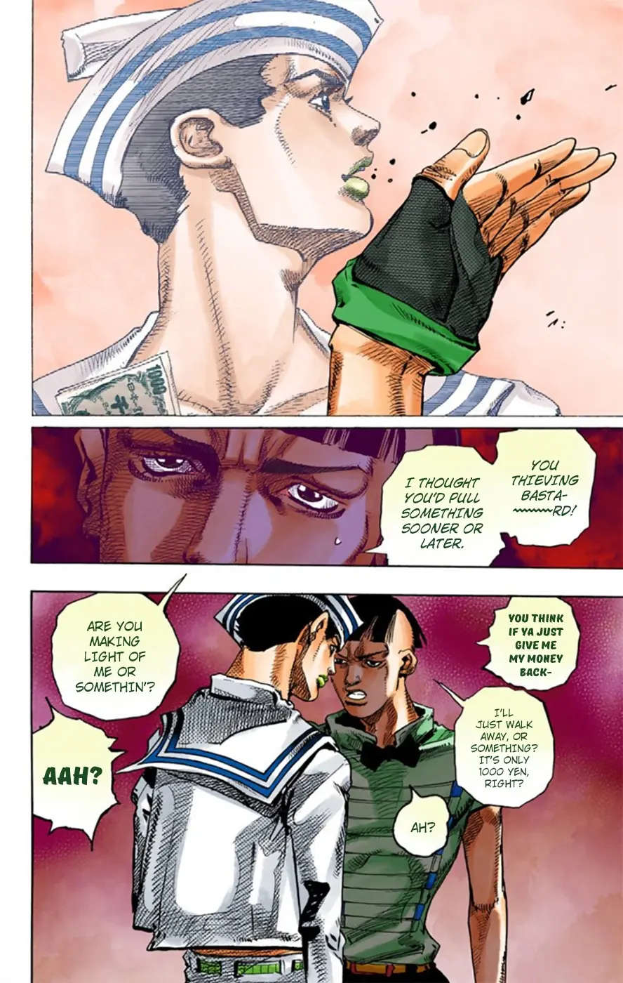JoJo's Bizarre Adventure, Part 8: JoJolion Colored Manga — Chapter 12 — Page 9
