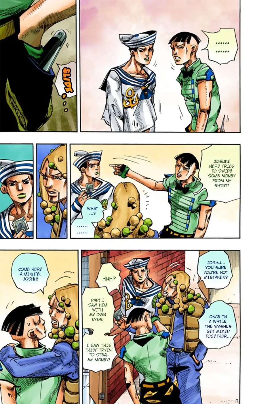 JoJo's Bizarre Adventure, Part 8: JoJolion Colored Manga — Chapter 12 — Page 12