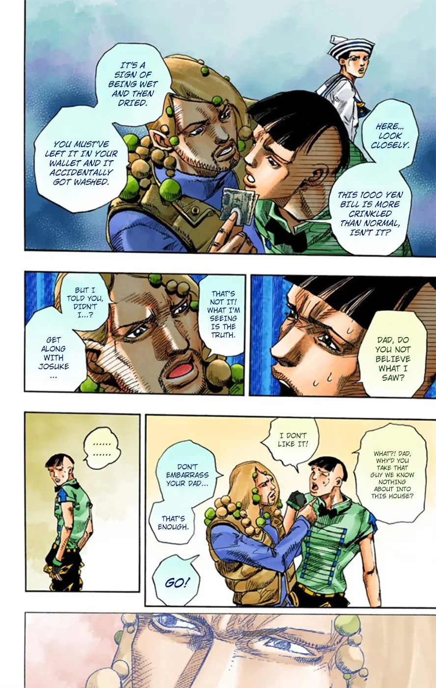 JoJo's Bizarre Adventure, Part 8: JoJolion Colored Manga — Chapter 12 — Page 13