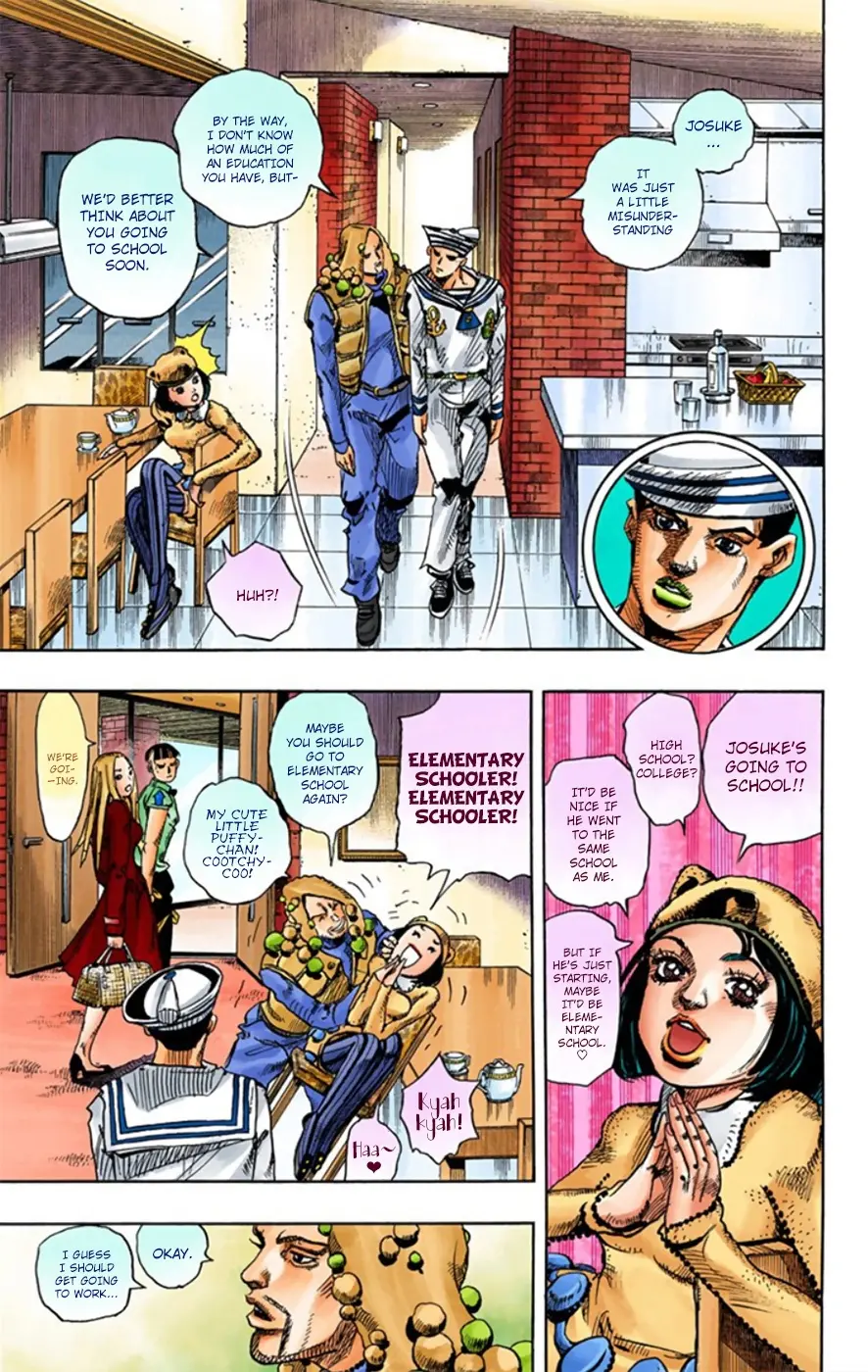 JoJo's Bizarre Adventure, Part 8: JoJolion Colored Manga — Chapter 12 — Page 14