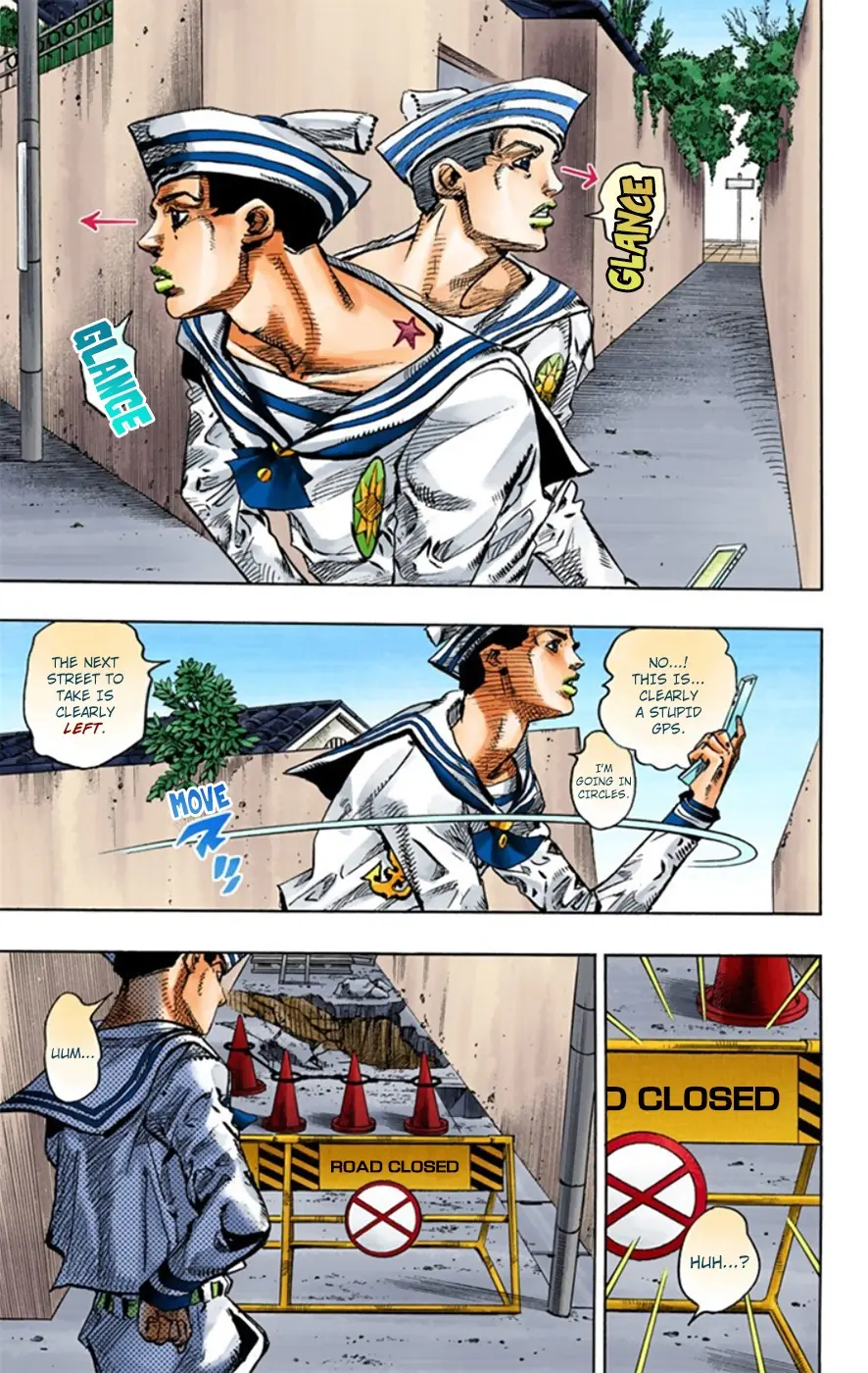 JoJo's Bizarre Adventure, Part 8: JoJolion Colored Manga — Chapter 12 — Page 28