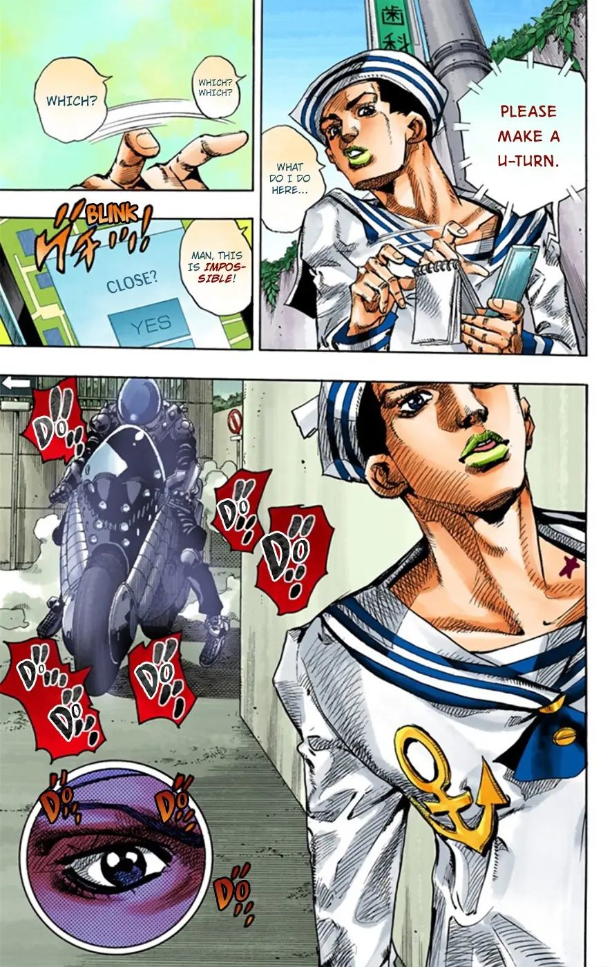 JoJo's Bizarre Adventure, Part 8: JoJolion Colored Manga — Chapter 12 — Page 32