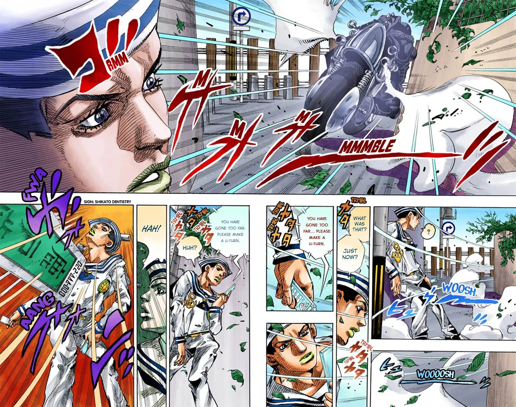 JoJo's Bizarre Adventure, Part 8: JoJolion Colored Manga — Chapter 12 — Page 34