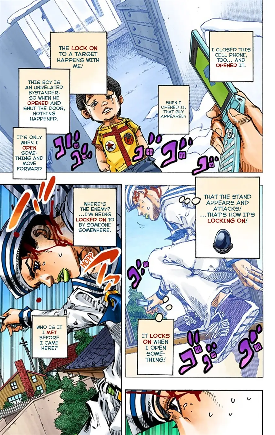 JoJo's Bizarre Adventure, Part 8: JoJolion Colored Manga β Chapter 14 β Page 47