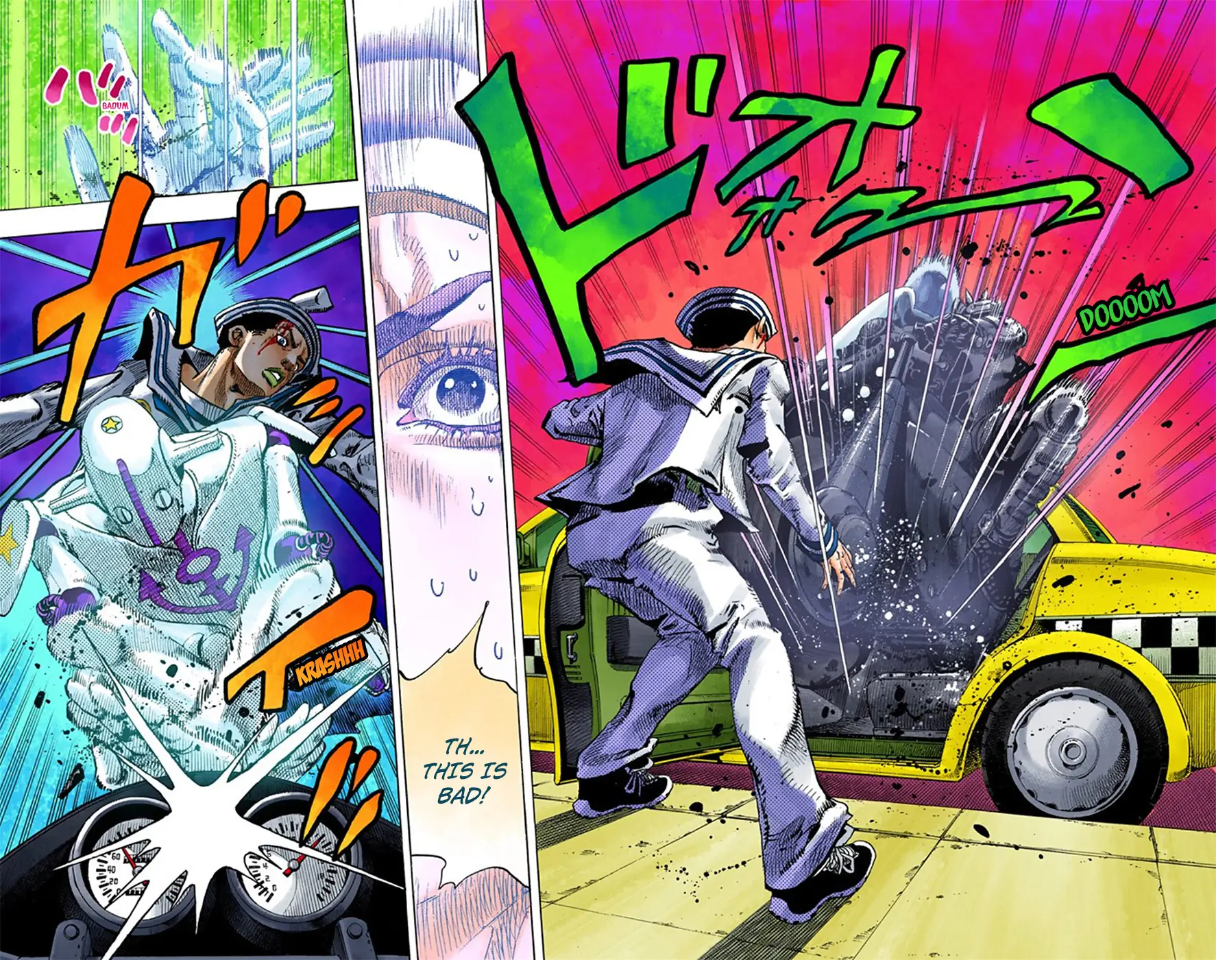 JoJo's Bizarre Adventure, Part 8: JoJolion Colored Manga — Chapter 15 — Page 12