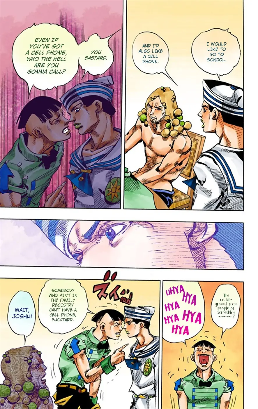 JoJo's Bizarre Adventure, Part 8: JoJolion Colored Manga — Chapter 18 — Page 12
