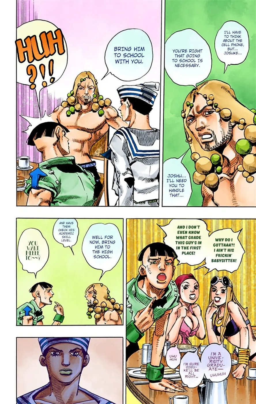 JoJo's Bizarre Adventure, Part 8: JoJolion Colored Manga — Chapter 18 — Page 13