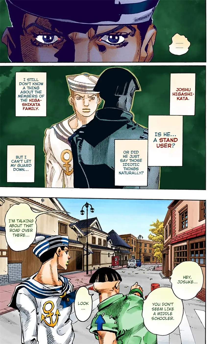 JoJo's Bizarre Adventure, Part 8: JoJolion Colored Manga — Chapter 18 — Page 18