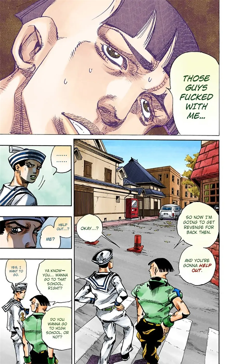 JoJo's Bizarre Adventure, Part 8: JoJolion Colored Manga — Chapter 18 — Page 20