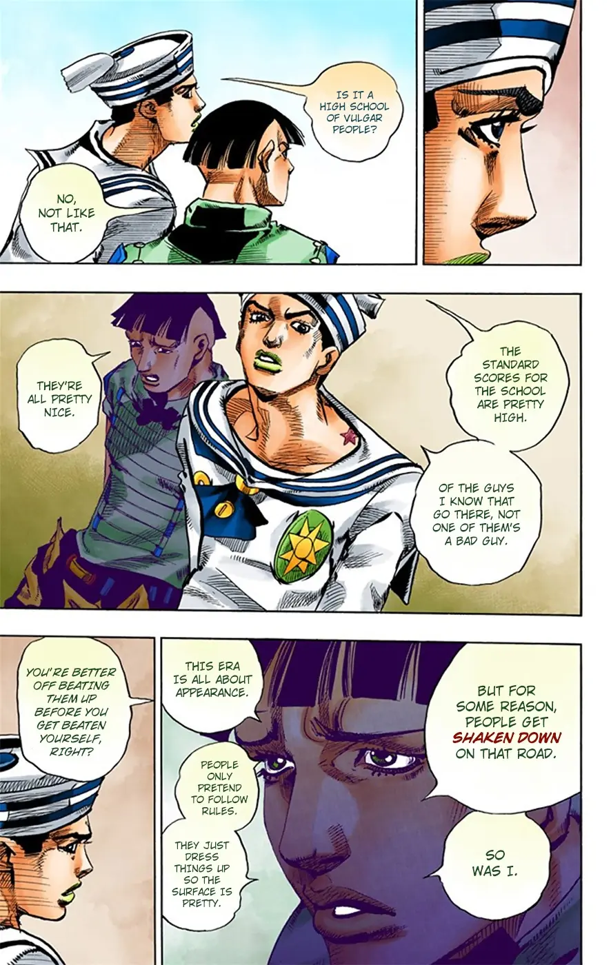JoJo's Bizarre Adventure, Part 8: JoJolion Colored Manga — Chapter 18 — Page 22
