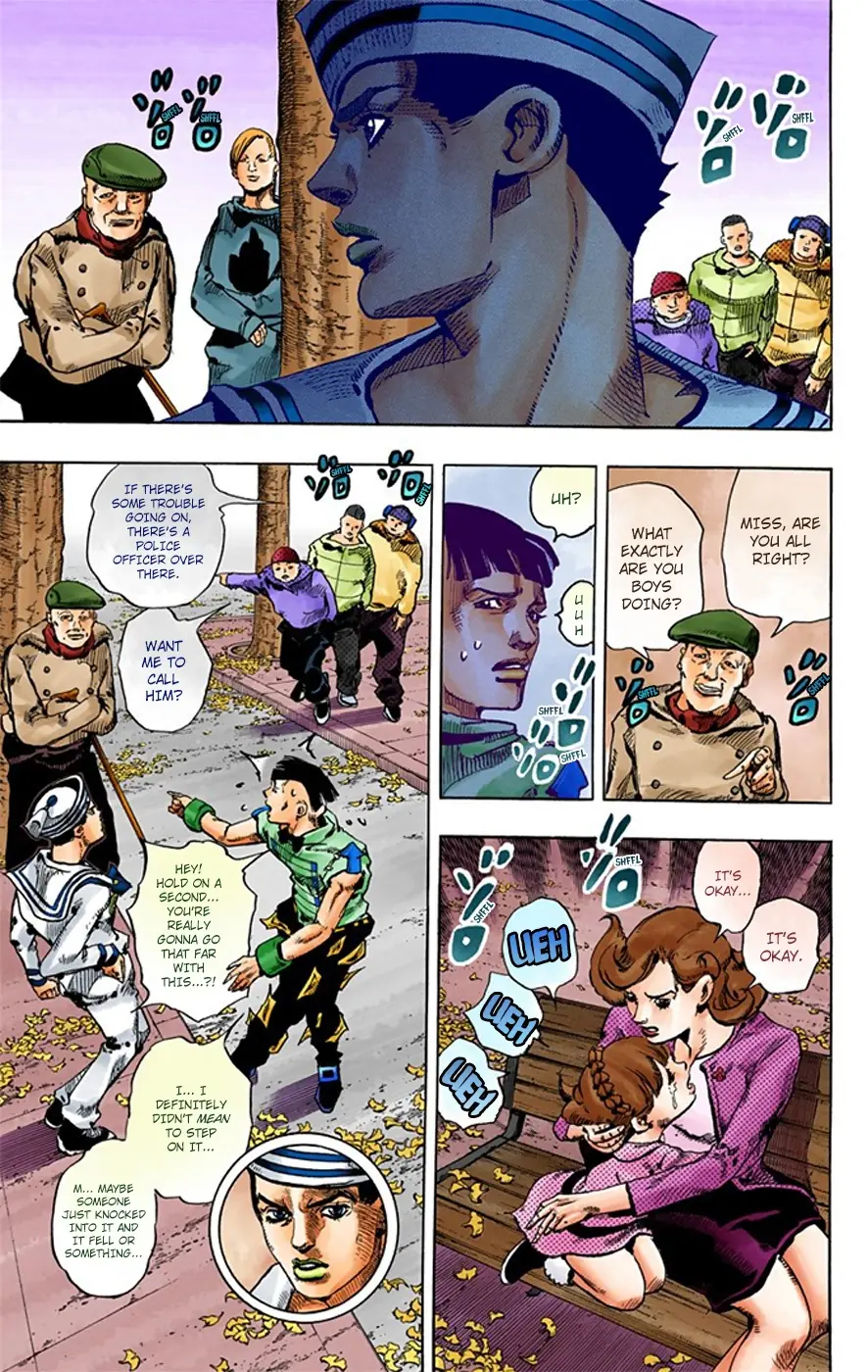 JoJo's Bizarre Adventure, Part 8: JoJolion Colored Manga — Chapter 18 — Page 32