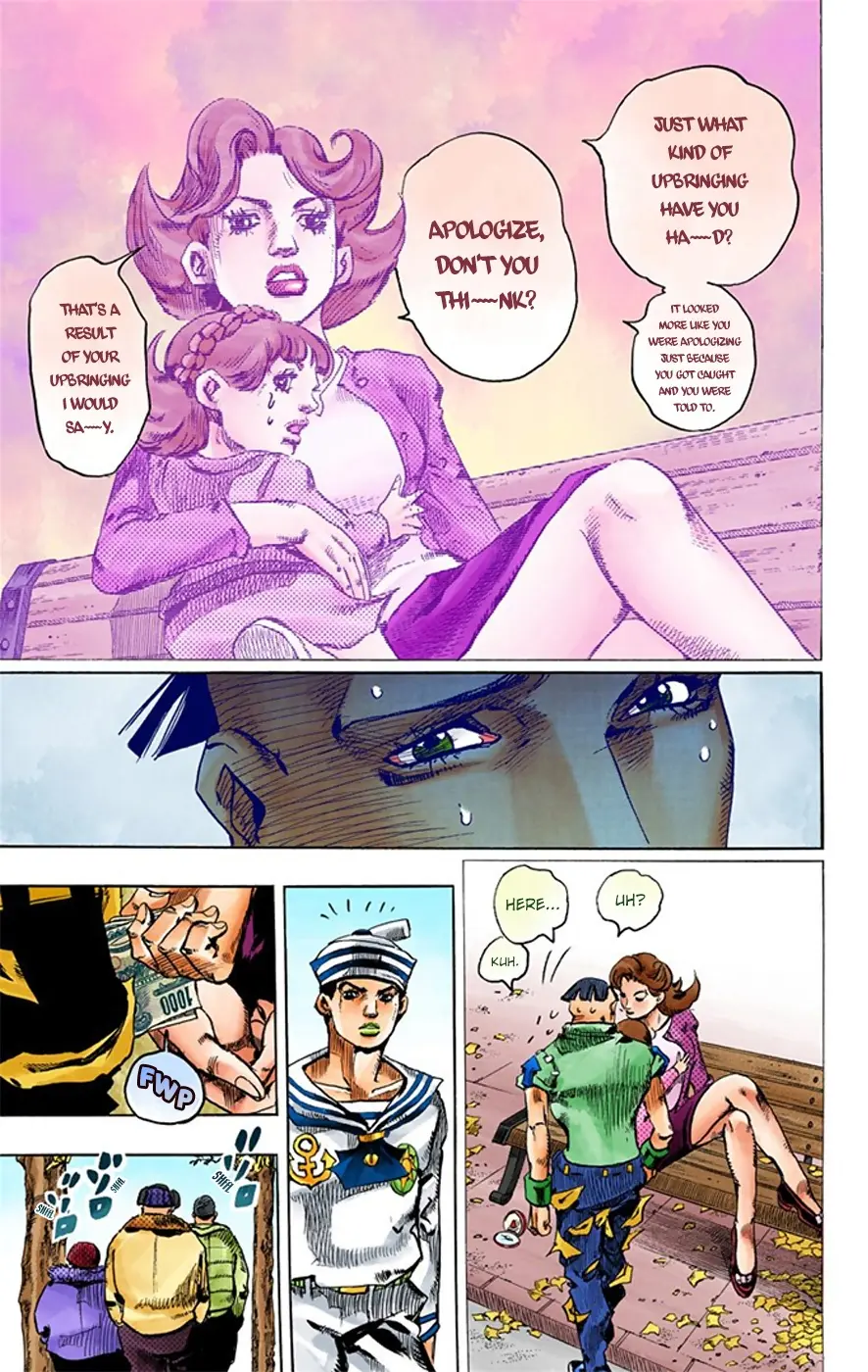 JoJo's Bizarre Adventure, Part 8: JoJolion Colored Manga — Chapter 18 — Page 34
