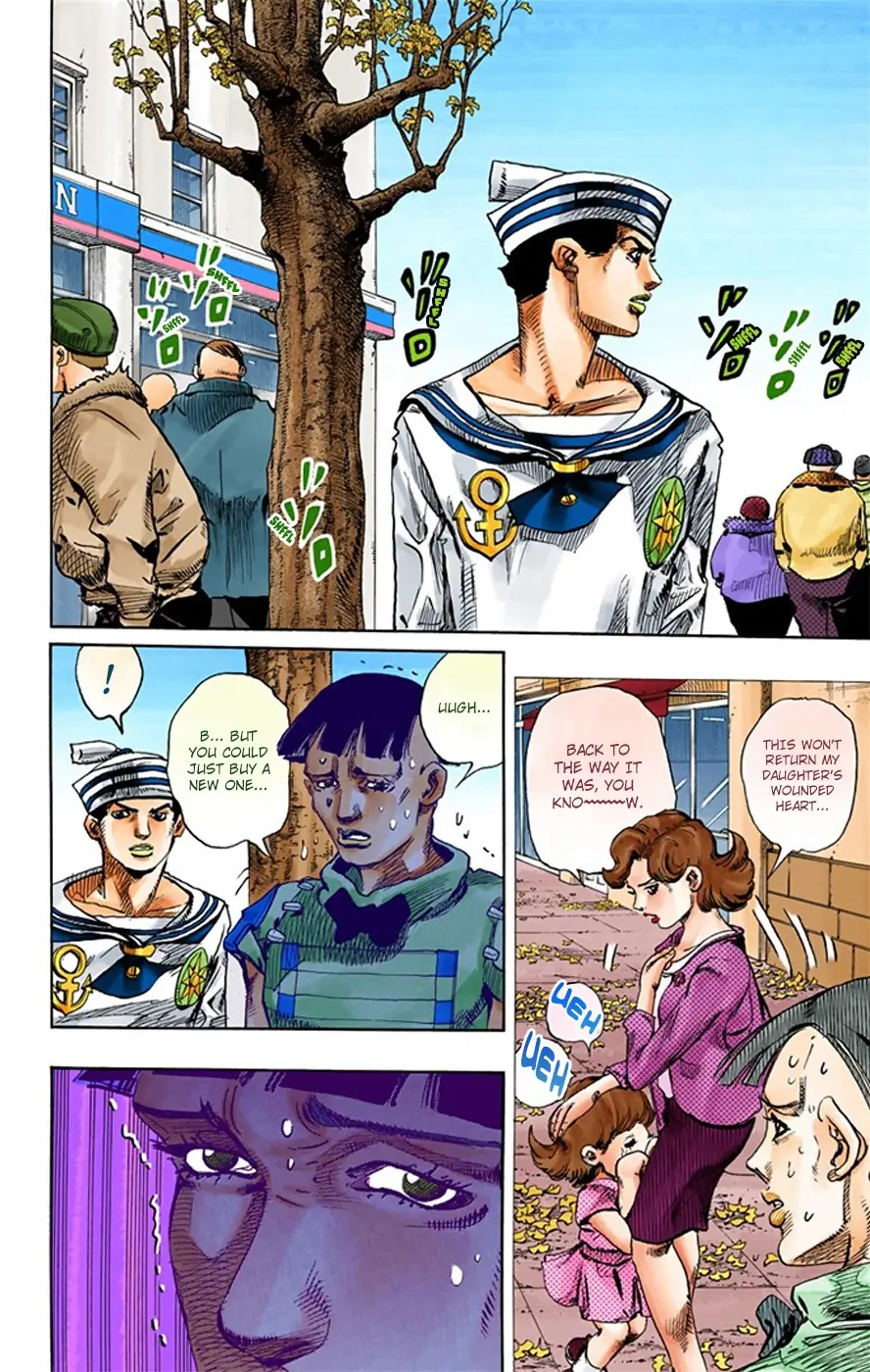 JoJo's Bizarre Adventure, Part 8: JoJolion Colored Manga — Chapter 18 — Page 35