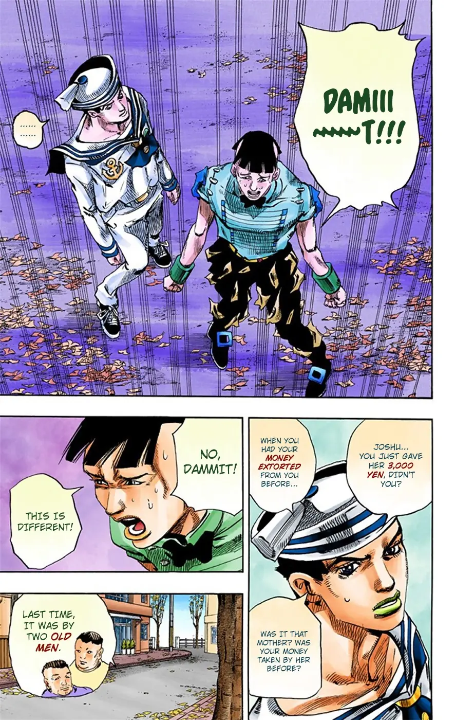 JoJo's Bizarre Adventure, Part 8: JoJolion Colored Manga — Chapter 18 — Page 36