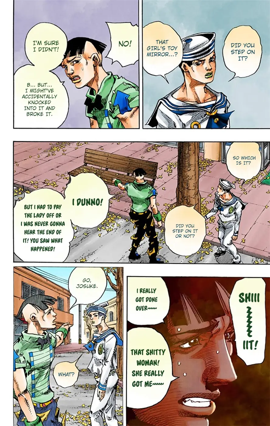 JoJo's Bizarre Adventure, Part 8: JoJolion Colored Manga — Chapter 18 — Page 37