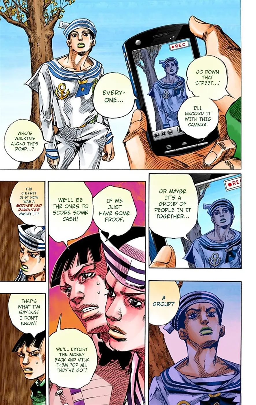 JoJo's Bizarre Adventure, Part 8: JoJolion Colored Manga — Chapter 18 — Page 38