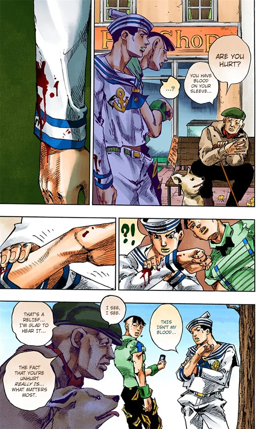 JoJo's Bizarre Adventure, Part 8: JoJolion Colored Manga — Chapter 18 — Page 40