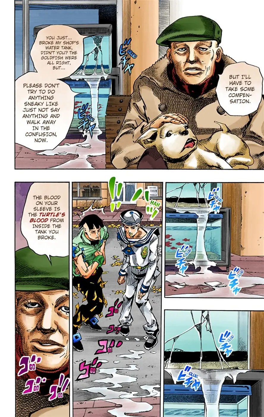 JoJo's Bizarre Adventure, Part 8: JoJolion Colored Manga — Chapter 18 — Page 41