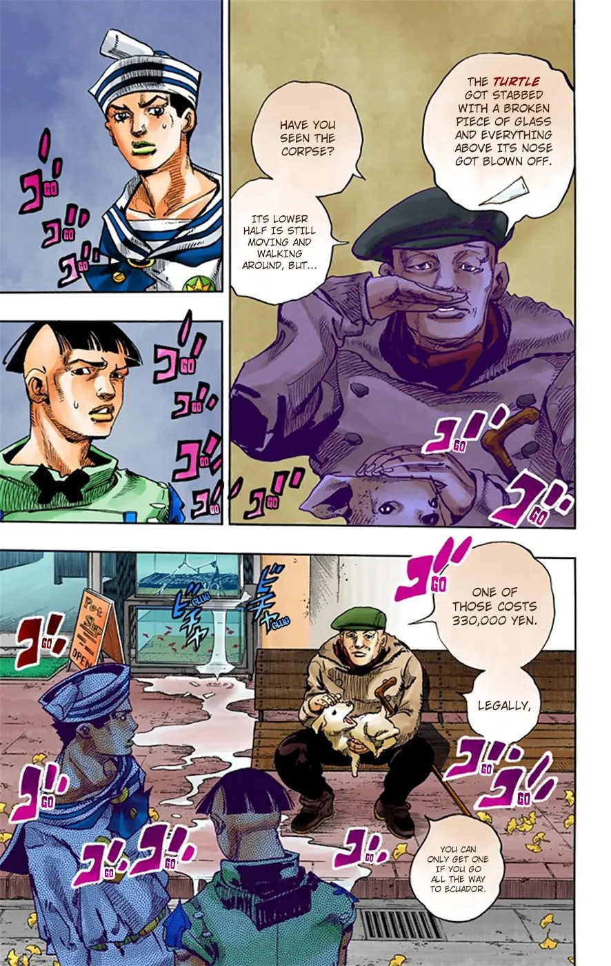 JoJo's Bizarre Adventure, Part 8: JoJolion Colored Manga — Chapter 18 — Page 42