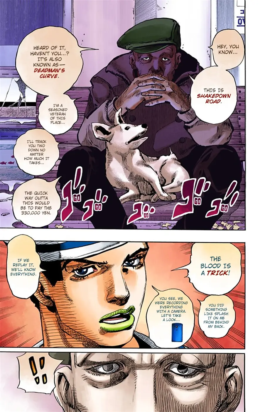 JoJo's Bizarre Adventure, Part 8: JoJolion Colored Manga — Chapter 18 — Page 44