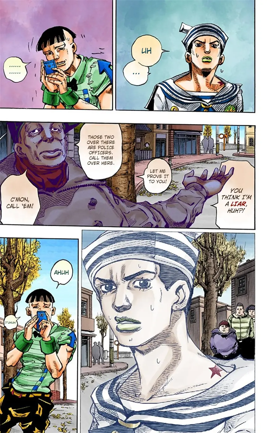 JoJo's Bizarre Adventure, Part 8: JoJolion Colored Manga β Chapter 19 β Page 12