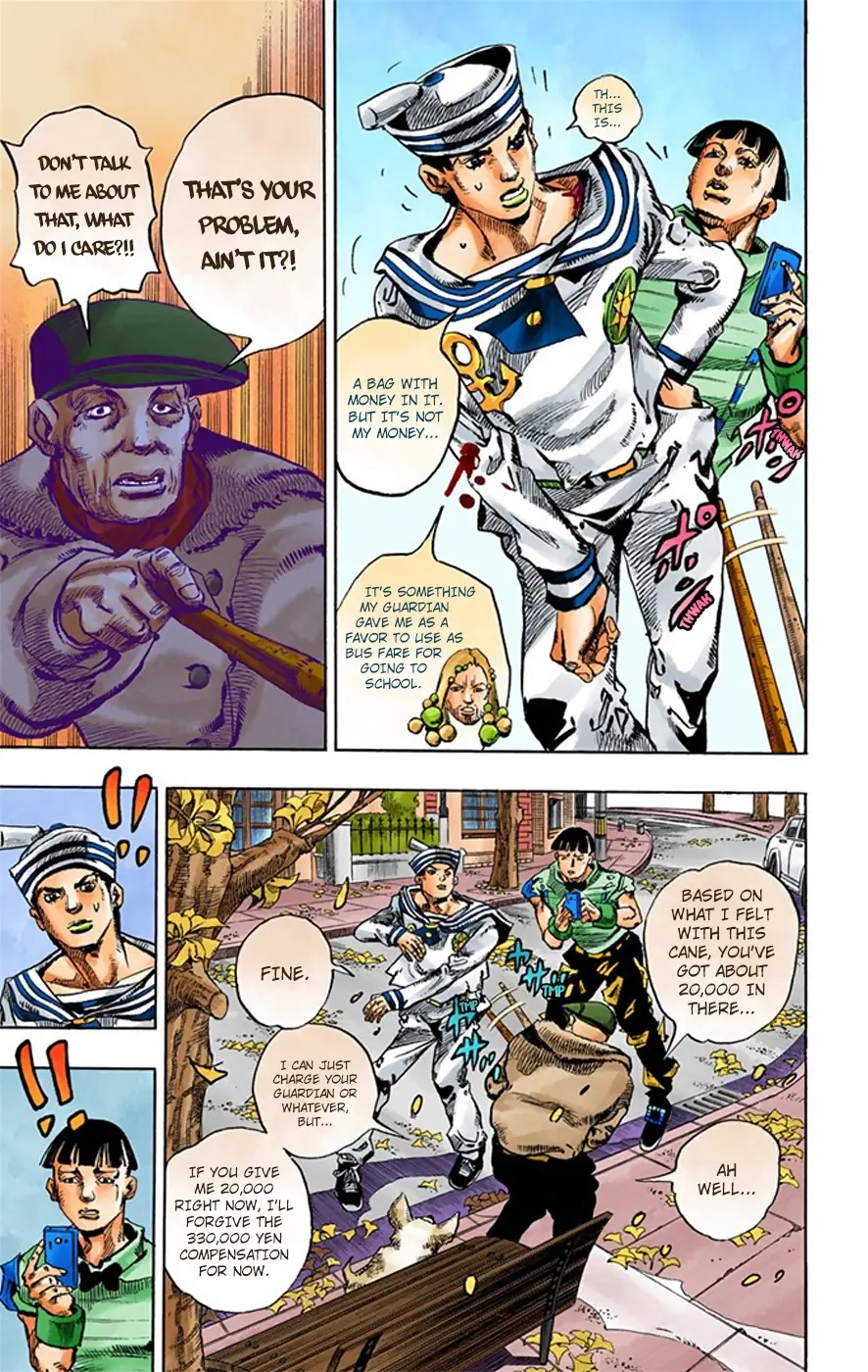 JoJo's Bizarre Adventure, Part 8: JoJolion Colored Manga β Chapter 19 β Page 16