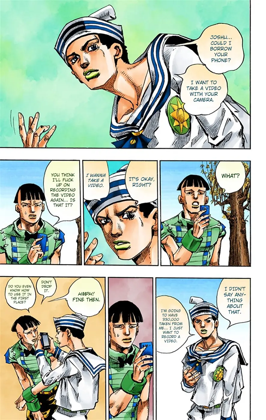 JoJo's Bizarre Adventure, Part 8: JoJolion Colored Manga β Chapter 19 β Page 22
