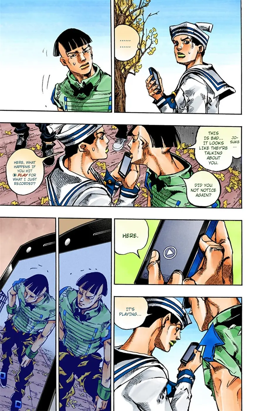 JoJo's Bizarre Adventure, Part 8: JoJolion Colored Manga β Chapter 19 β Page 27