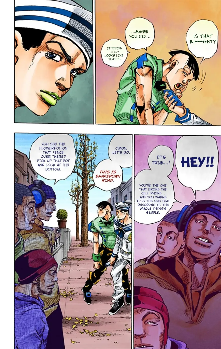 JoJo's Bizarre Adventure, Part 8: JoJolion Colored Manga β Chapter 19 β Page 32