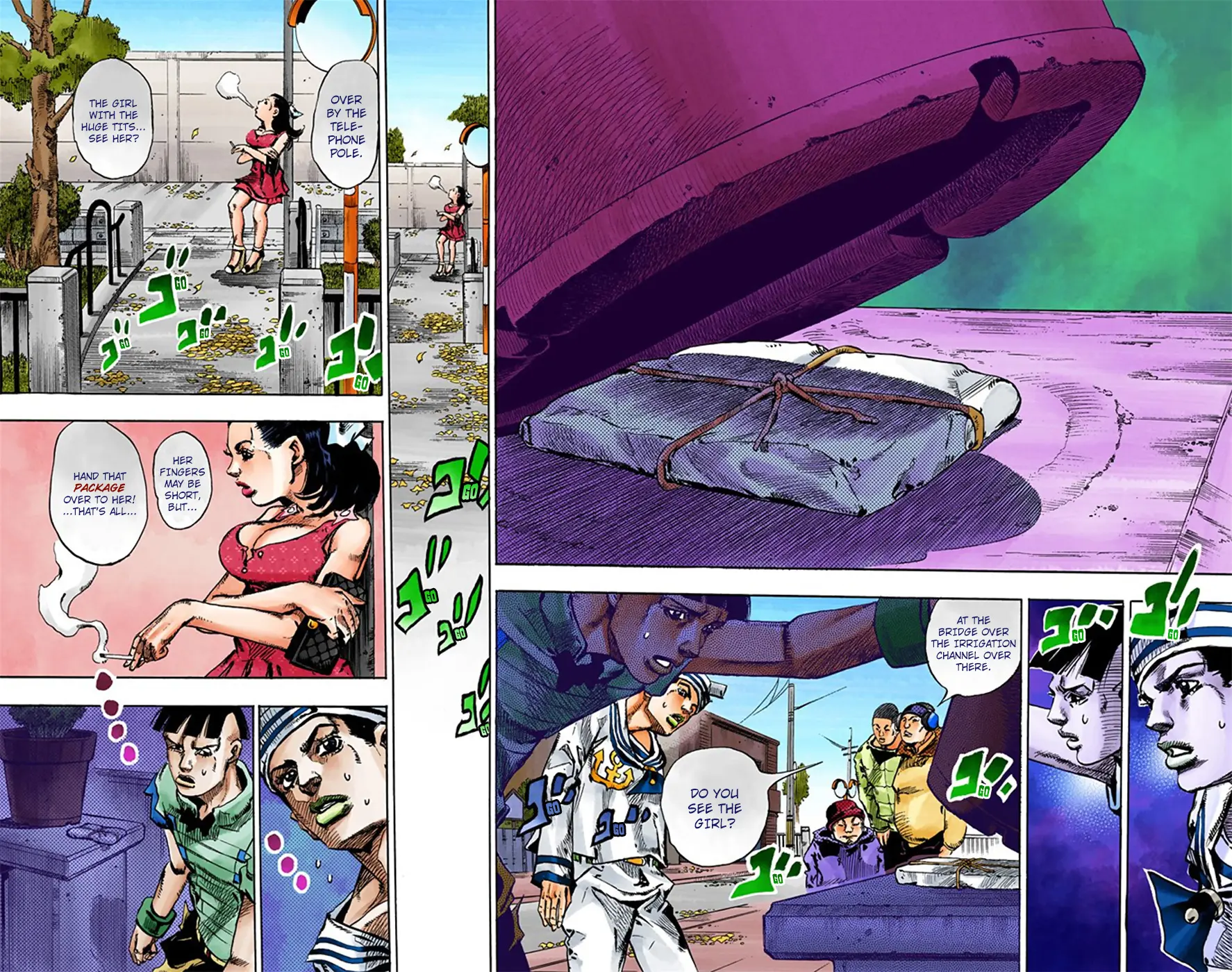 JoJo's Bizarre Adventure, Part 8: JoJolion Colored Manga β Chapter 19 β Page 36