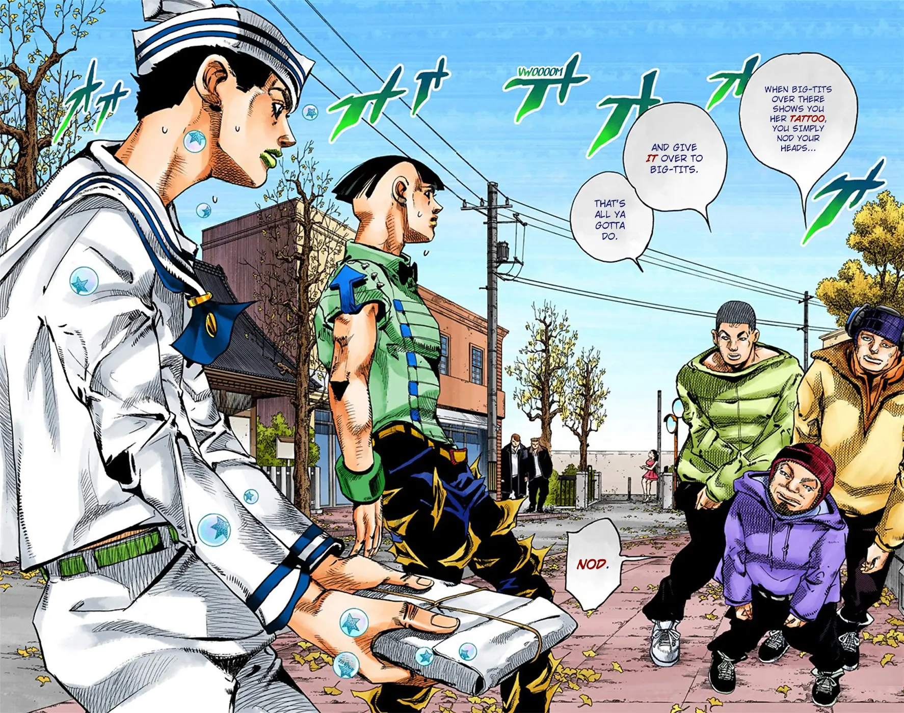 JoJo's Bizarre Adventure, Part 8: JoJolion Colored Manga — Chapter 20 — Page 4