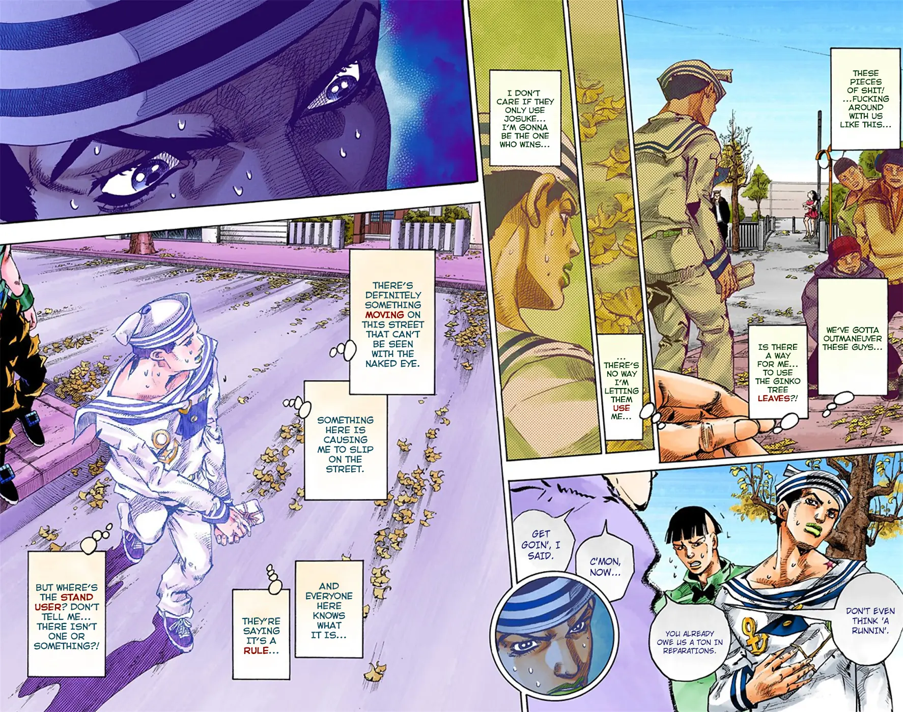 JoJo's Bizarre Adventure, Part 8: JoJolion Colored Manga — Chapter 20 — Page 9