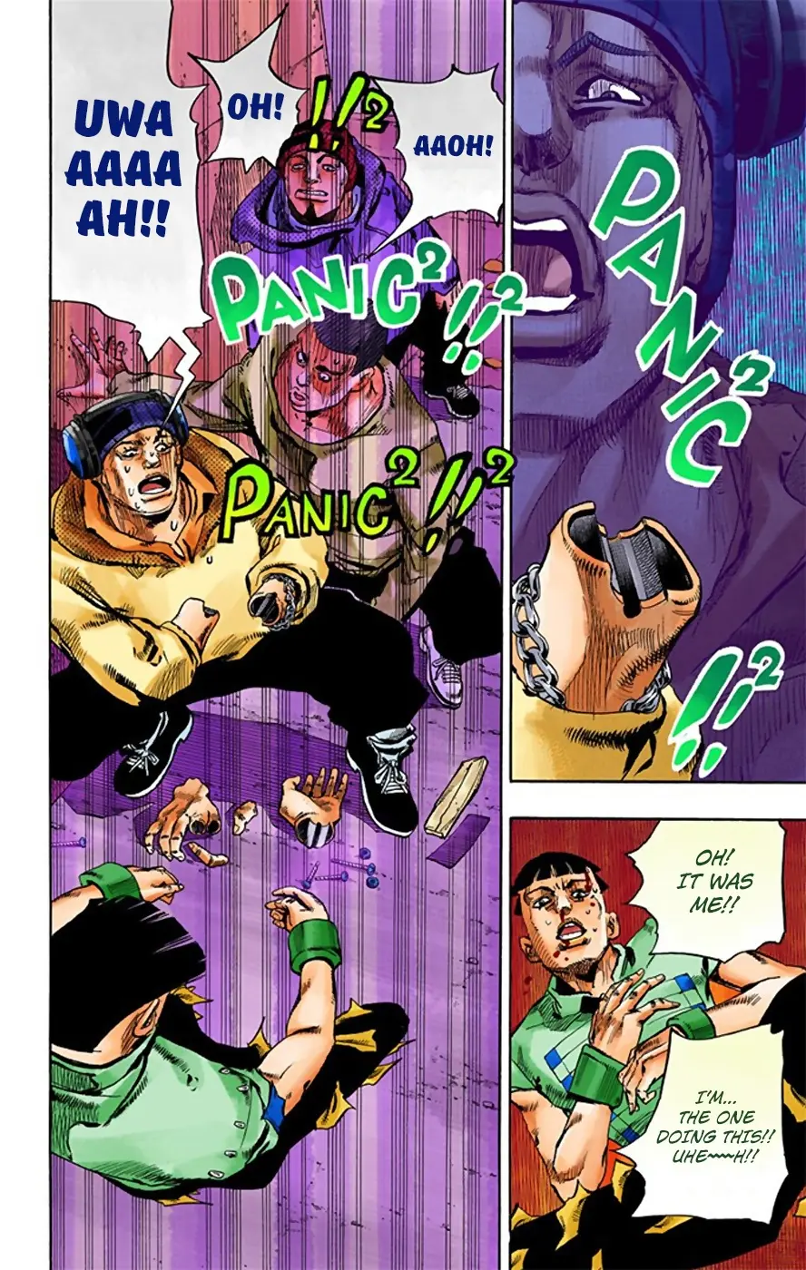 JoJo's Bizarre Adventure, Part 8: JoJolion Colored Manga — Chapter 21 — Page 9