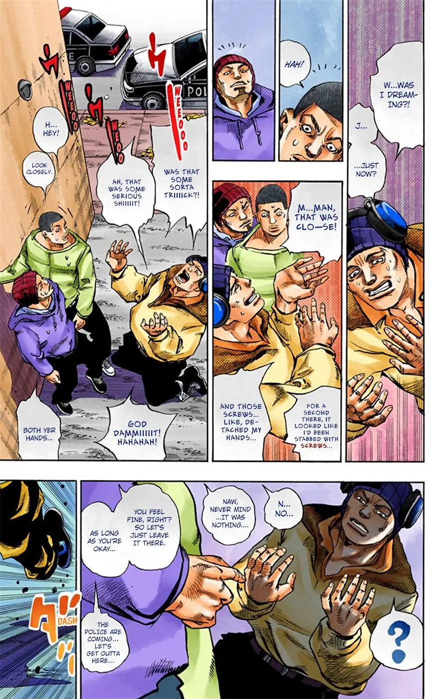 JoJo's Bizarre Adventure, Part 8: JoJolion Colored Manga — Chapter 21 — Page 12
