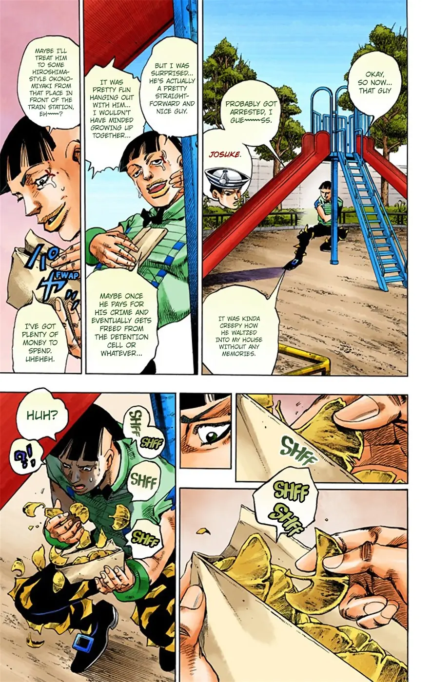 JoJo's Bizarre Adventure, Part 8: JoJolion Colored Manga — Chapter 21 — Page 14