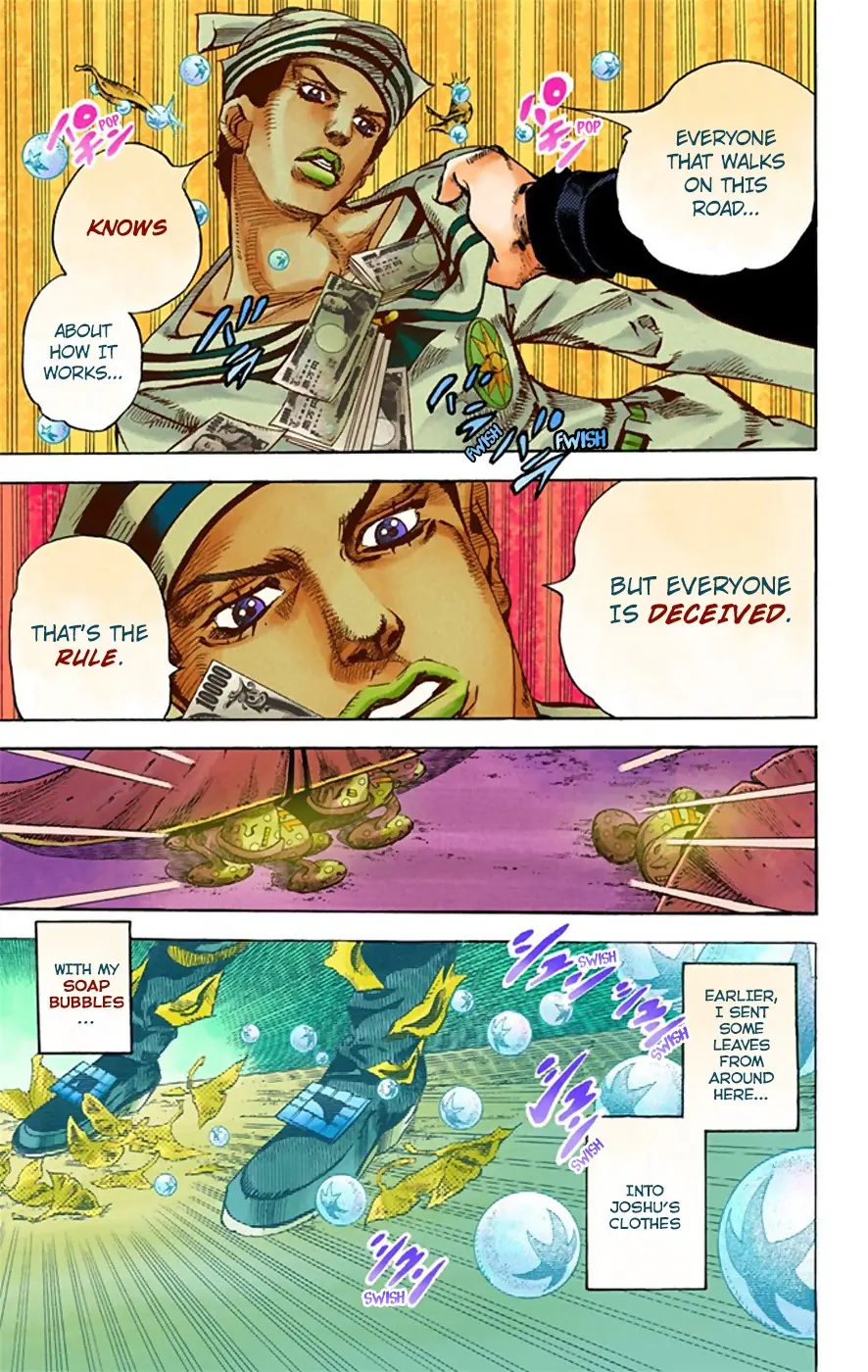 JoJo's Bizarre Adventure, Part 8: JoJolion Colored Manga — Chapter 21 — Page 20