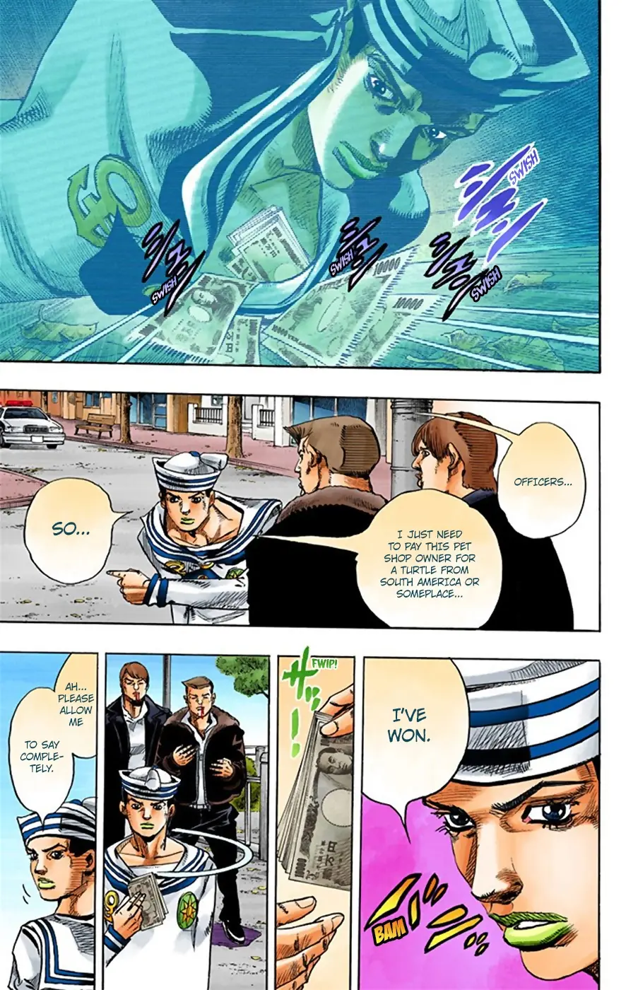 JoJo's Bizarre Adventure, Part 8: JoJolion Colored Manga — Chapter 21 — Page 22
