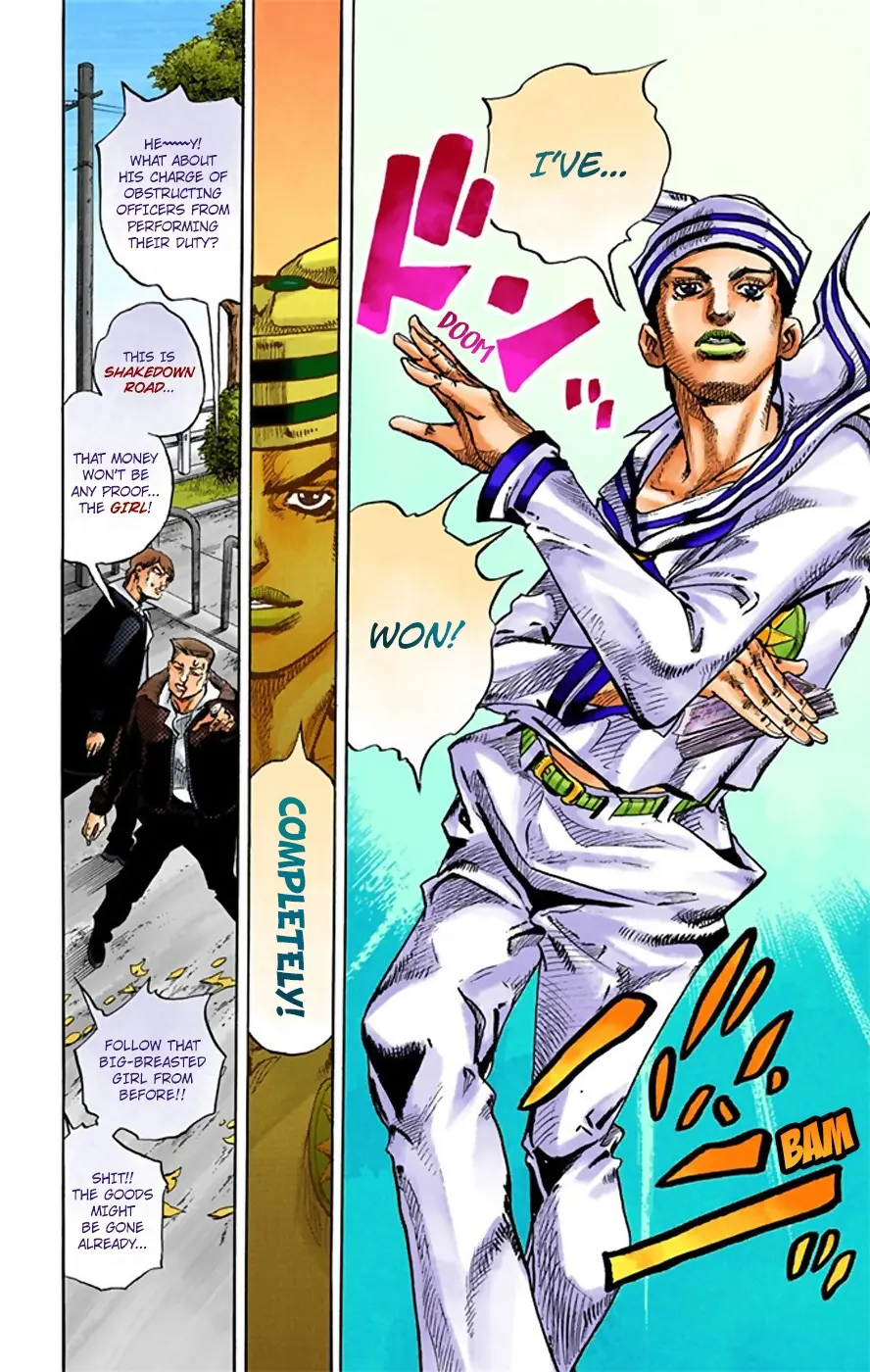 JoJo's Bizarre Adventure, Part 8: JoJolion Colored Manga — Chapter 21 — Page 23