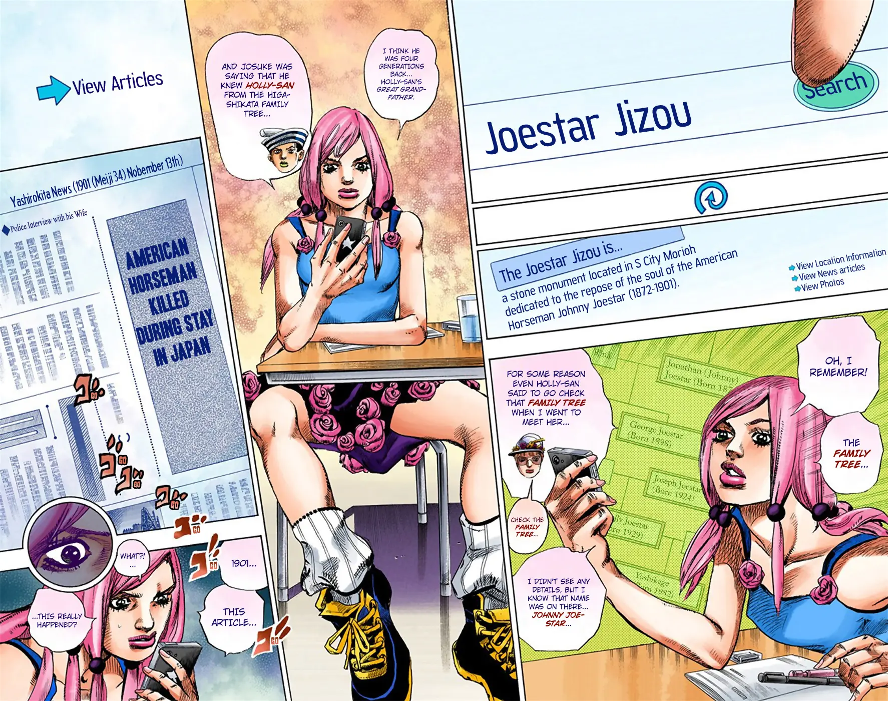 JoJo's Bizarre Adventure, Part 8: JoJolion Colored Manga — Chapter 21 — Page 29