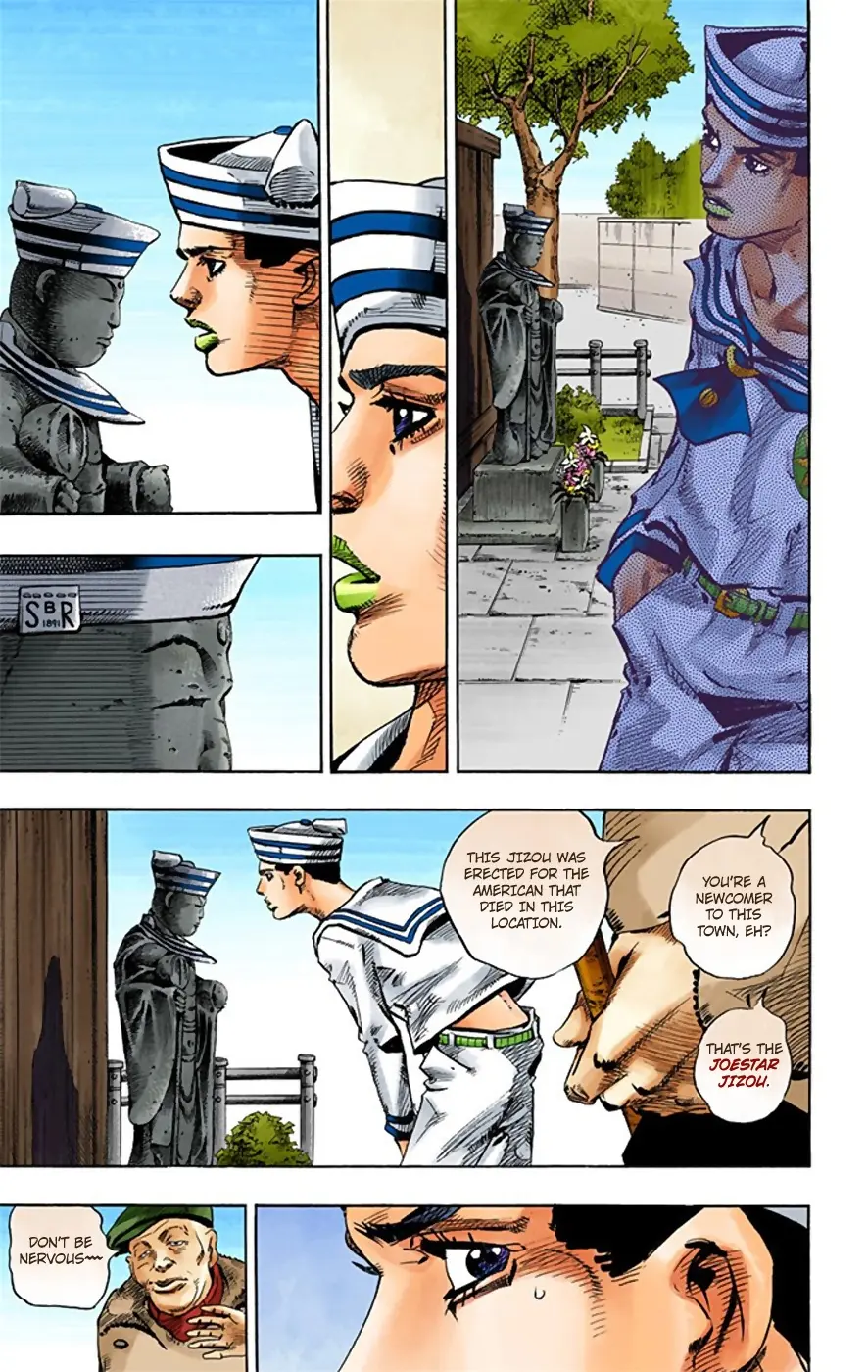 JoJo's Bizarre Adventure, Part 8: JoJolion Colored Manga — Chapter 21 — Page 37