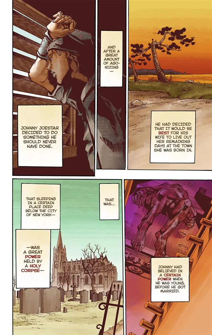 JoJo's Bizarre Adventure, Part 8: JoJolion Colored Manga — Chapter 21 — Page 44