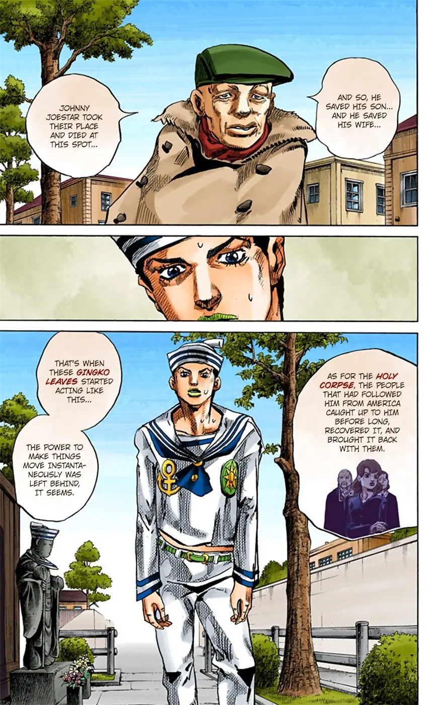 JoJo's Bizarre Adventure, Part 8: JoJolion Colored Manga — Chapter 22 — Page 16