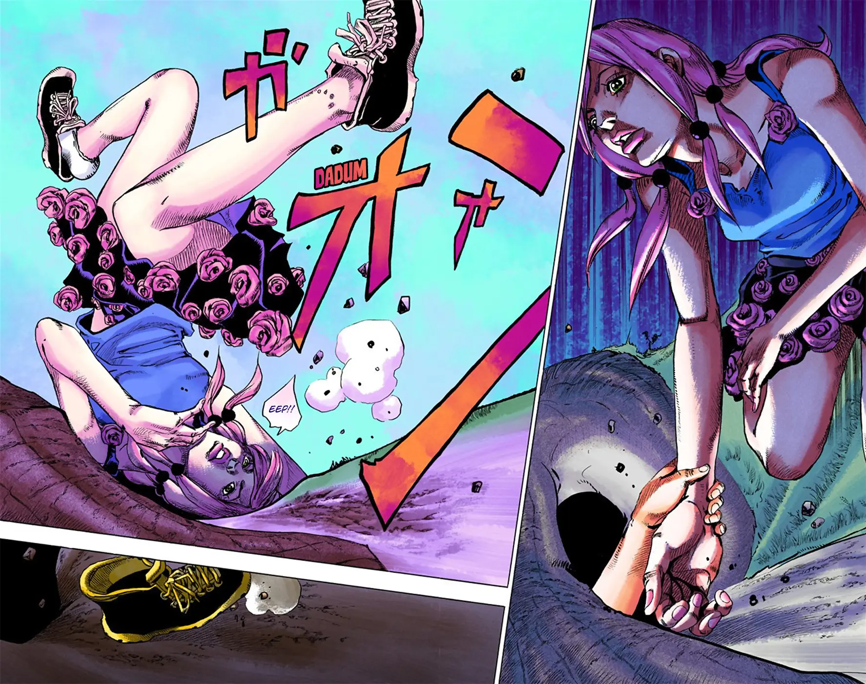 JoJo's Bizarre Adventure, Part 8: JoJolion Colored Manga — Chapter 22 — Page 28