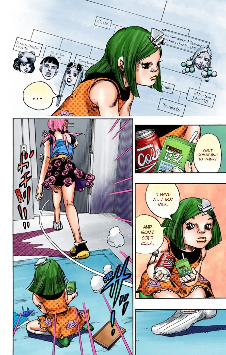 JoJo's Bizarre Adventure, Part 8: JoJolion Colored Manga — Chapter 23 — Page 12